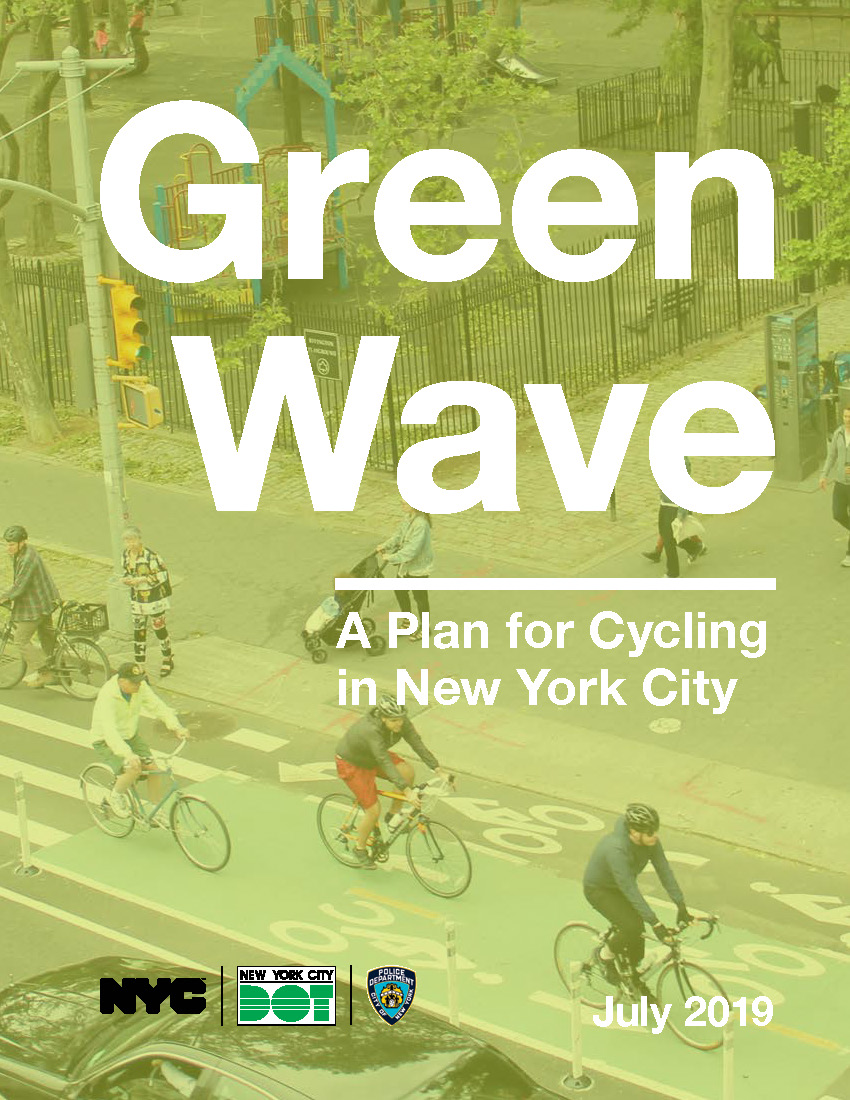 The cover slide of the "Green Wave" report