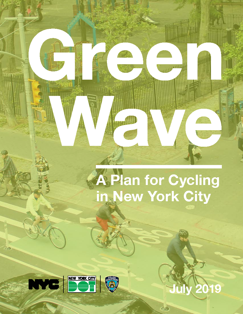 The cover slide of the "Green Wave" report. 