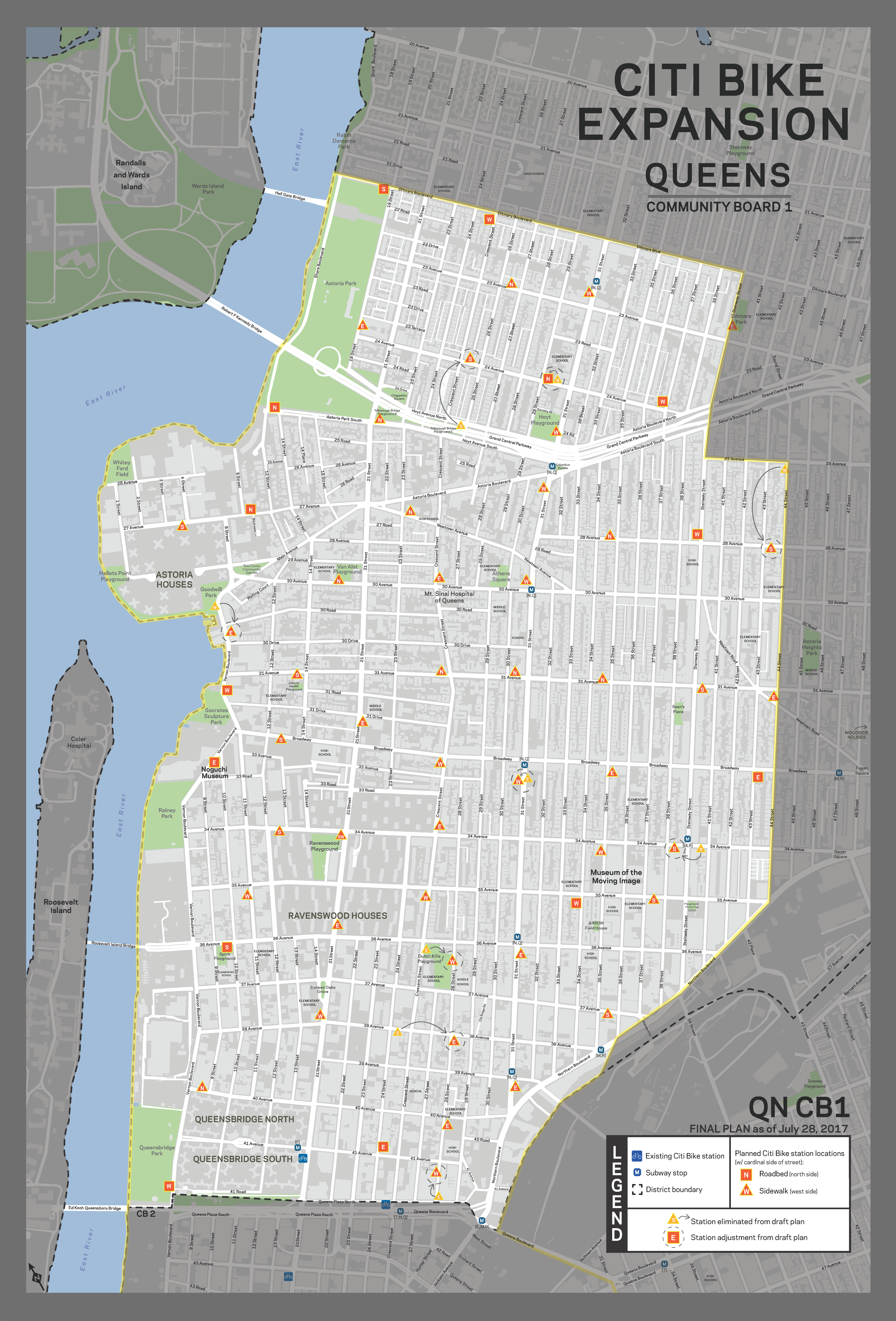 Queens CB 1 Final Plan Map